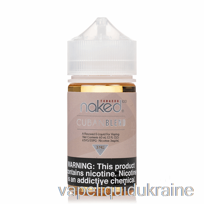 Vape Liquid Ukraine Cuban Blend - Naked 100 Tobacco - 60mL 0mg